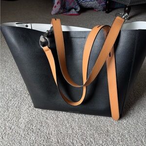 Rebecca Minkoff Large Stella Tote bag, black and brown